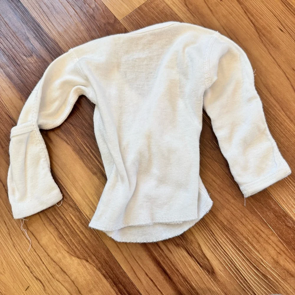 Newborn Kimono Long Sleeve Tee. Size 6mo, fits like newborn